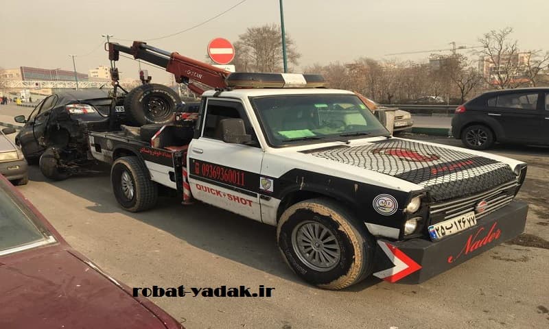 جرثقیل خودرو در رباط کریم